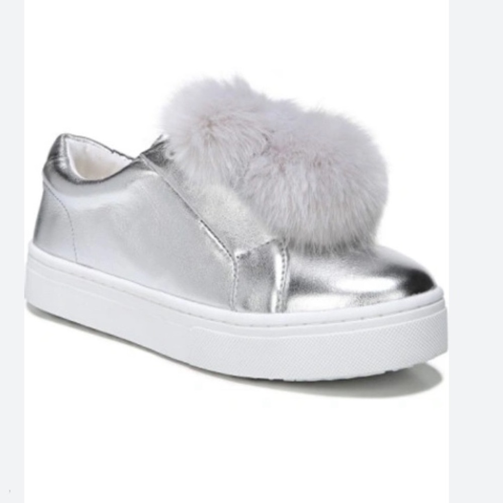 Sam Edelman Slip on Sneaker Silver Size 7.5 Women’s